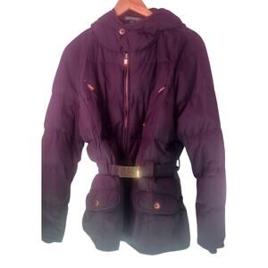 Lauren Ralph Lauren Women's Black Down Puffer Jacket Coat Size XL Classic Warm